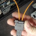 2pcs 1-1355426-1 1-1394916-2 A Diagnostic Kit Fiber Optic Loop Bypass Male Female Plug For Bmw Vw Mercedes Benz Audi Porsche