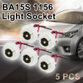 Uxcell 5 Pcs 1156 P21w Ba15s Led Bulb Socket Car Light Harness Wire