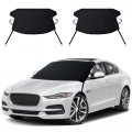 Econour Windshield Cover For Ice And Snow Enhanced 600d Oxford Fabric Frost Any Weather Water Heat Sag-proof Car 69 X 42 Inches 