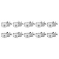 10pcs Solar Panel Ground Clamp High Strength Aluminum Alloy Construction Protection Easy Installation Ideal For Photovoltaic