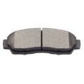 Front D1089 Ceramic 4pcs W Hardware Disc Brake Pad Set