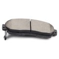 Front D1089 Ceramic 4pcs W Hardware Disc Brake Pad Set