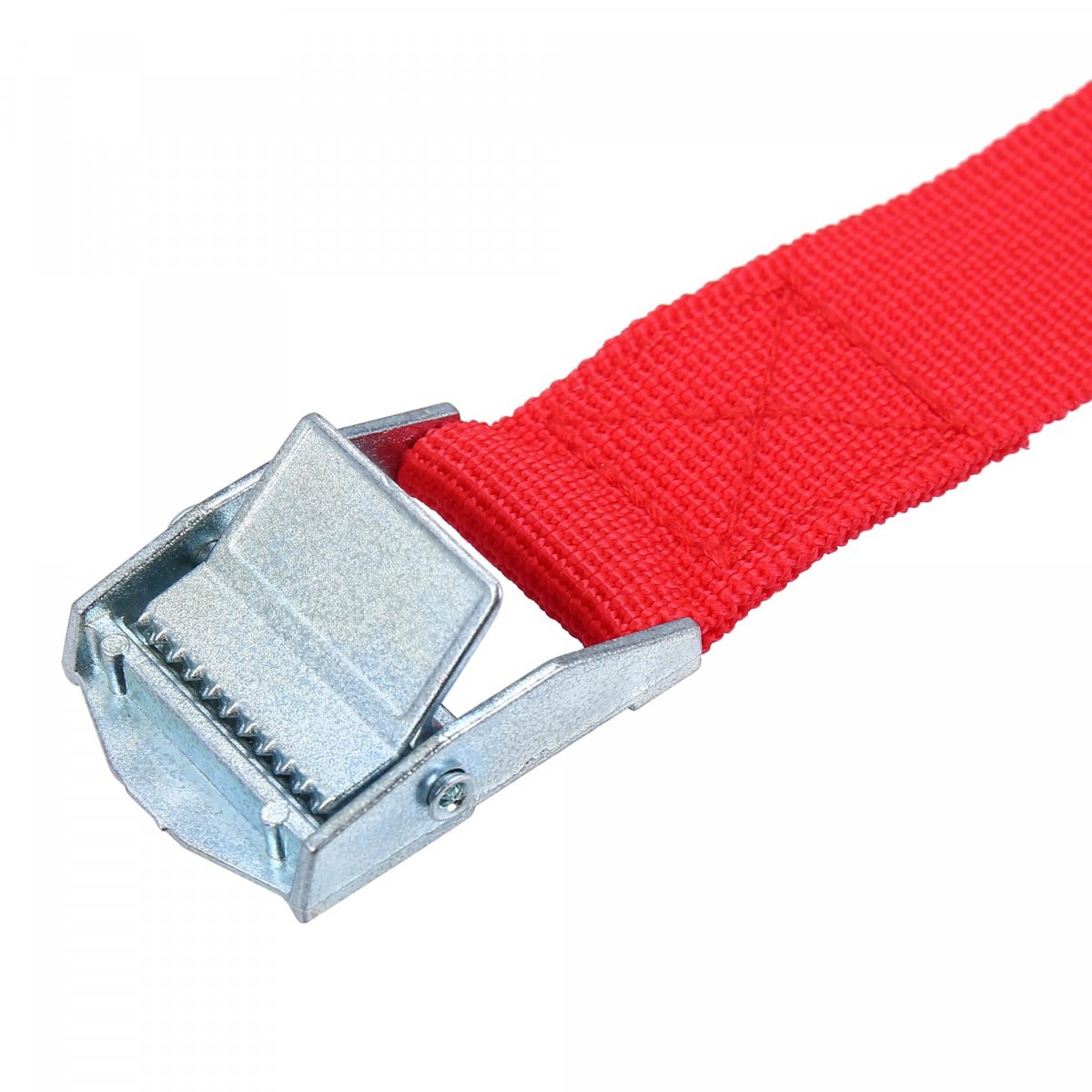 6pcs 1 X 12 Cargo Tie Down Straps Heavy Load Lashing Travel Luggage Strap Adjustable With Cam Lock Buckle For Car Truck Red