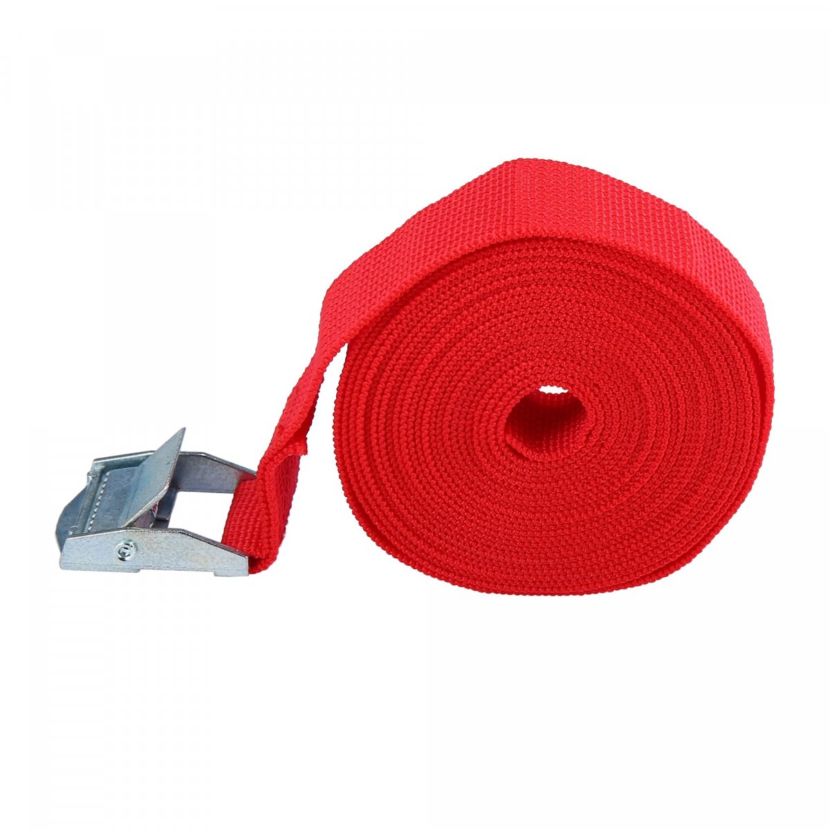 6pcs 1 X 12 Cargo Tie Down Straps Heavy Load Lashing Travel Luggage Strap Adjustable With Cam Lock Buckle For Car Truck Red