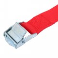6pcs 1 X 12 Cargo Tie Down Straps Heavy Load Lashing Travel Luggage Strap Adjustable With Cam Lock Buckle For Car Truck Red