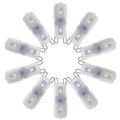10x G9 3w Led Light Dimmable Ic Lamp Bulb Capsule Candle Lights Corn Silicone Crystal Lighting Cool White 220v Ce 
