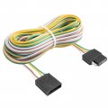 Czc Auto 4 Pin Trailer Light Wire Harness Extension 18 Gauge 4-way Flat Wiring Connector 30ft For Boat Car Rv Truck 