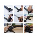 Ocpty Universal 48 Window Frame Roof Rack Luggage Racks Rooftop Cargo Carrier Bag Kayak Canoe Bike Snowboard Skiboard