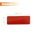 4pcs Reflective Tape Strips Stickers Safety Warning For Car 8 X 3cm Red