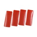 4pcs Reflective Tape Strips Stickers Safety Warning For Car 8 X 3cm Red