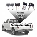 New Ignition With Door Lock Cylinder Fits For 1997-2007 Ford F150 F250 F350 F450 Supera Duty 1998-2005 Excursion 1998-2001