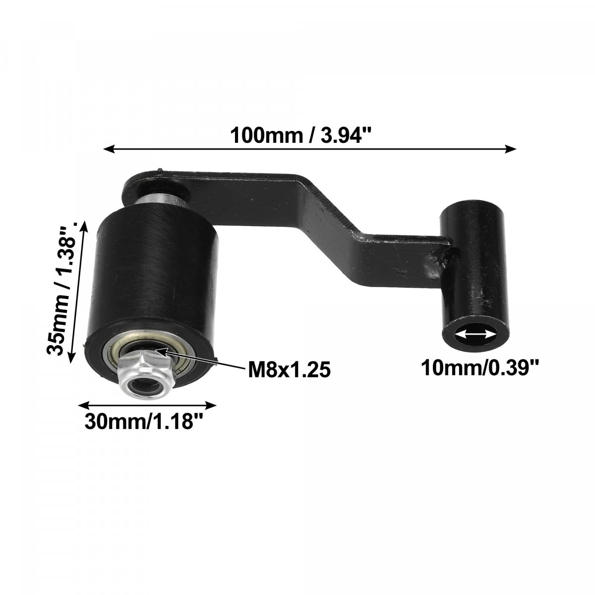 Motorcycle Chain Tensioner Adjuster Set Fit For 110cc 125cc 150cc 250cc 300cc Atv Modified Accessories Black