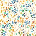Floral Peel And Stick Wallpaper Colorful Forest Beige Orange Blue Red Removable Contact Paper For Nursery Home Decorations 17 