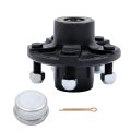 5 On 4 In Trailer Hub Kit With Bearing Replacement For 2000 Lbs 1 Spindle Pre Assembled Axle Seat Set 