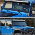 Auto Dynasty Compatible With Jeep Wrangler Jk Pair Of 50 Inches 52 Led Light Bar Side Mounting Brackets