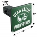 Utah Valley University Wolverines Logo Tow Trailer Hitch Cover Plug Insert 1 4 Inch 25