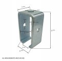 6 Pack Channel Trolley Track Hanger Bracket For All 1-5 8 Strut Intermediate Support Heavy Duty Electro-galvanized