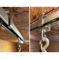 6 Pack Channel Trolley Track Hanger Bracket For All 1-5 8 Strut Intermediate Support Heavy Duty Electro-galvanized