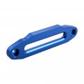 Astra Depot Gray 95ft X 3 8 20500lbs Synthetic Winch Rope Cable Blue 10 Inch Awse Fairlead W 4 Mounting Hole 254mm Flip-up