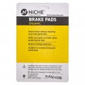 Niche Brake Pad Set For Harley-davidson Dyna Softail Tour Glide Sportster 1200 44063-83d Front Organic
