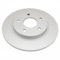 Rear Ceramic Brake Pad And Coated Rotor Kit With Fluids For Chrysler Dodge Vw Bka23979