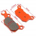 Httmt Carbon Ceramic Brake Pads Compatible With Can-am Defender 799cc