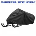 X Autohaux Trailerable Snowmobile Cover 190t Polyester Fits Up To 138 Waterproof Dustproof Protector Universal Black