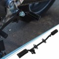 Uxcell 1 Set 12mm Metal Motorcycle Kickstand Front Foot Pegs Pedal Leverrest Footpeg Foot Rest Peg Black For Zj125 Cg125