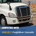 Auto Dynasty Full Led 3d Projector Drl Front Bumper Driving Fog Light Lamps Compatible With Freightliner Cascadia 2008-2017