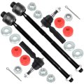 6-piece Fit For 2003010 Dodge Ram 2500 2003-2007 2009-2010 3500-2 Inner Tie Rod End 2 Outer 2 Sway Bar Bushing 