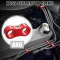 X Autohaux 8 Pcs Car An6 Hose Separator Clamp Fitting Adapter For 3 Fuel Oil Line Brake Aluminum Alloy Bracket Mounting Divider