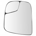 Trq Exterior Side View Door Mirror Glass Manual Spotter Pair Compatible With Nissan Nv200