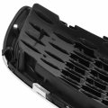 Ki1200191 Factory Style Front Bumper Grill Grille Assembly With Chrome Frame Compatible Forte 4-door 2017-2018 Painted Black