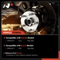 A-premium Rear Wheel Bearing And Hub Assembly With 5-lug Compatible Honda Civic 2006-2011 