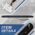 Auto Dynasty Black Housing Full Led 3rd Third Rear High Mount Brake Light Stop Lamp Compatible With Scion Tc At10 05-10