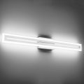 Solfart Led Bathroom Light Fixtures Over Mirror 40 1 Inch Vanitys For Light 6000k Nickle 