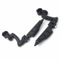 Smt-black 360 Adjustable Peg Mounting Kit Stiletto Shape Footpeg Compatible With V-star Roadstar Suzuki Boulevard Equipped 1-1