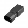 Uxcell Ac125v 15a Ac250v 10a Iec320 Male C14 To Female C19 Power Socket Adapter For Cord Connector 2 Pcs