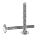 20pcs Carriage Bolts M6 X 60mm Stainless Steel 18-8 304 Round Head Square Neck Screws Bolt Screw For Fastening Accessories 