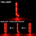 Sautvs Tail Lights Assembly For Honda Talon 1000 Led Smoked Blacklights Brake Stop Tail Lamps 1000x 1000r 1000x-4 2019-2024