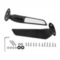 Modified Motorcycle Wing Rearview Mirrors Adjustable Rotating Sidelet Wind Wing For Zx6r Ninja 650 400 250 300 Zx-25r R1 R6 