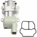 Honda Civic Del Sol Idle Control Valve 1996 1997 Automatic Transaxle 2 Hose Connectors 3-prong Blade Male Terminal 1 Female 