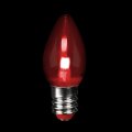 Feit Electric Bpc7 R Ledg2 6 0 5w 7w Equivalent Candelabra Base Christmas Holiday Decorative Led C7 Light Bulb 2 15 H X 1 D Red