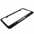 Ipick Image For Chevrolet Corvette C7 Z06 Real Black Forged Composite Carbon Fiber License Plate Frame