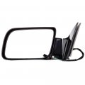 Ocpty Black Left Side Mirror Fit For 1988 1990-1998 Chevy C1500 Smooth Glass Manual Fold Non-heated