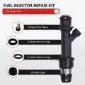 Version Set Of 6 Fuel Injector Service Repair Kit O-rings Filters Seals Pintle Caps For Pontiac Bonneville 05-01