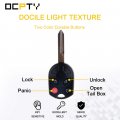 Ocpty 2x Flip Key Entry Remote Control Fob Transponder Ignition For 00-15d Flex Focus For Fusion Oucd6000022 850k-d6000022