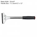 Uxcell Black Plastic Coated Handle Metal Blade Car Cleaning Ice Snow Scraper