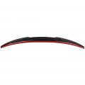 Aintier 1pc Carbon Fiber Spoiler Wing Compatible For 2007-2013 Bmw E92 M3 Coupe Glossy Black Rear Trunk Tail