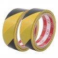 Aexit 35mm X Electrical Equipment 17m Pvc Striped Floor Boundary Marking Warning Tap Black Yellow 2pcs